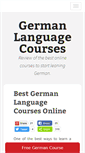 Mobile Screenshot of bestwaytolearngermanlanguage.com